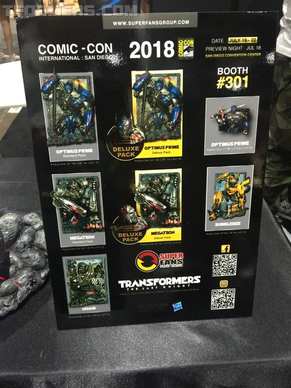 Sdcc 2018 Tranformers Exclusive Wall Statues From Storm Collectibles  (9 of 13)